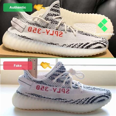 adidas yeezy zebra original vs fake|yeezy zebra 350 price.